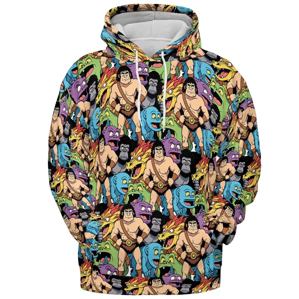 All-over Print Hoodie - K1YAREGM - Pullover Hoodie - 2