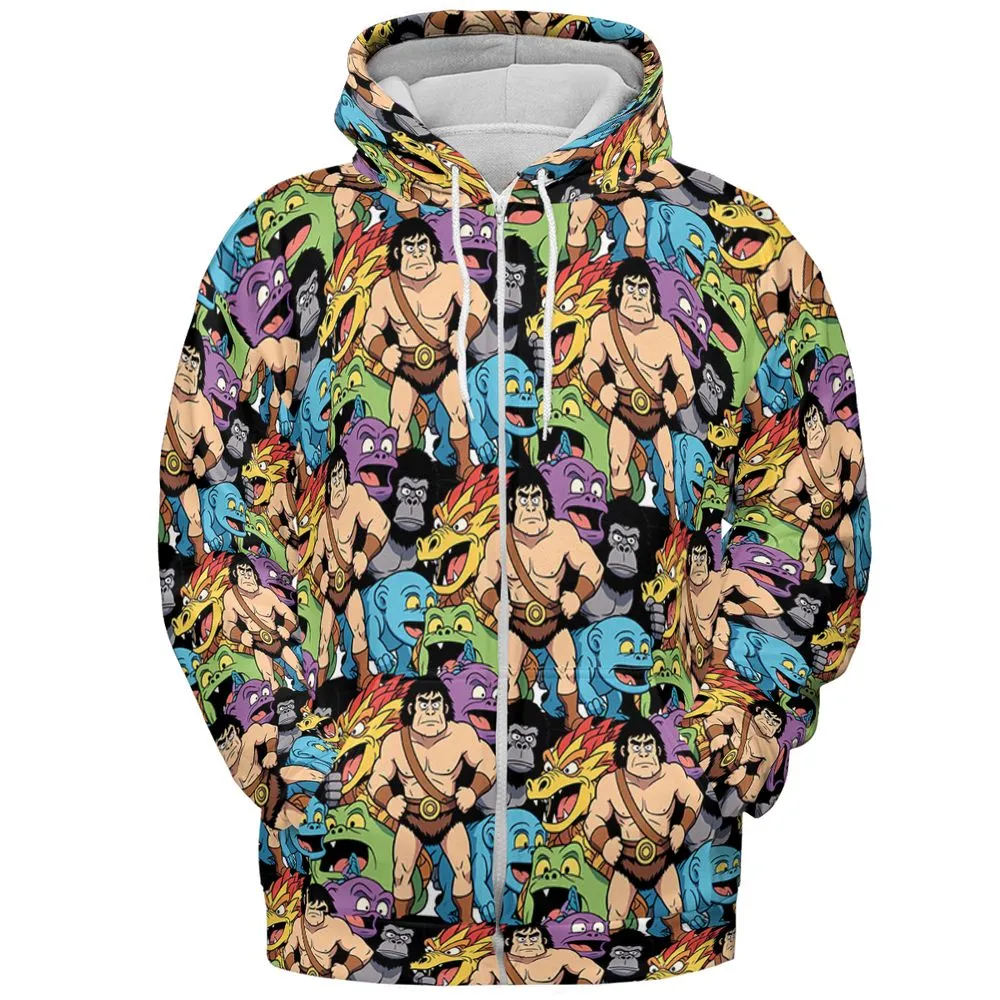 All-over Print Hoodie - K1YAREGM - Zip Hoodie - 3