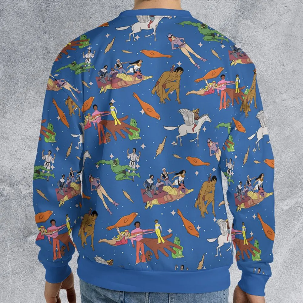 All-over Print Sweatshirt - U3JYZY5M -  - 2