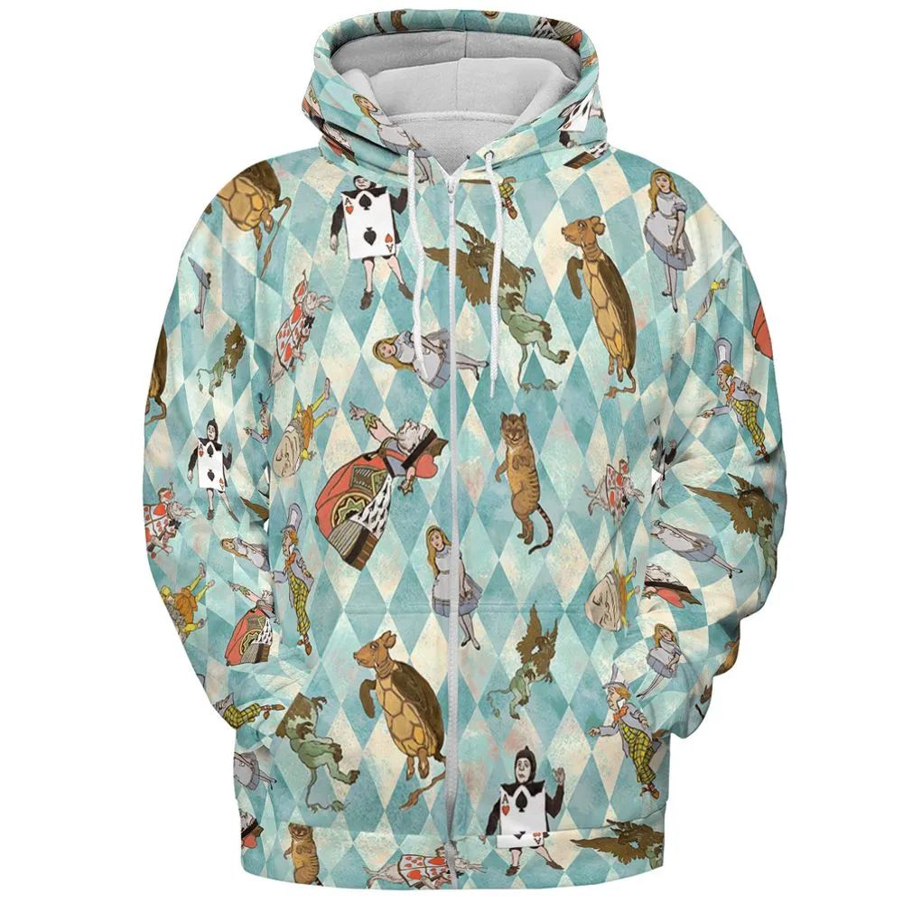Alice's Adventures - Zip Hoodie - 3