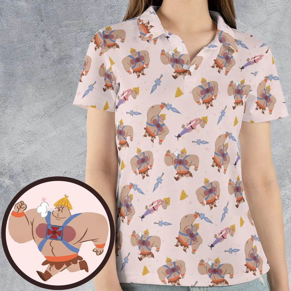 AOP Men/Women Polo Shirt - Q76SQCRM - Women - 4