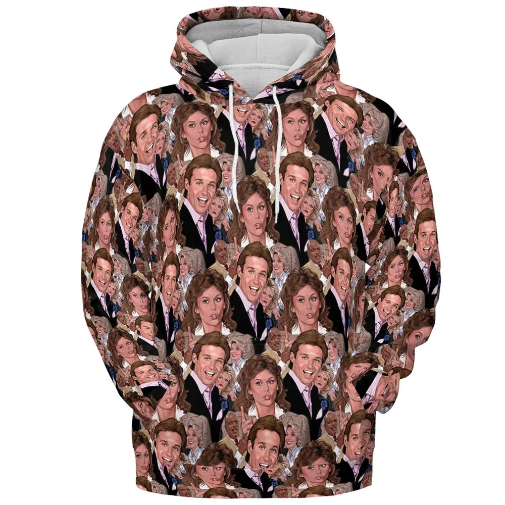All-over Print Hoodie - M6PD2B4R - Pullover Hoodie - 2