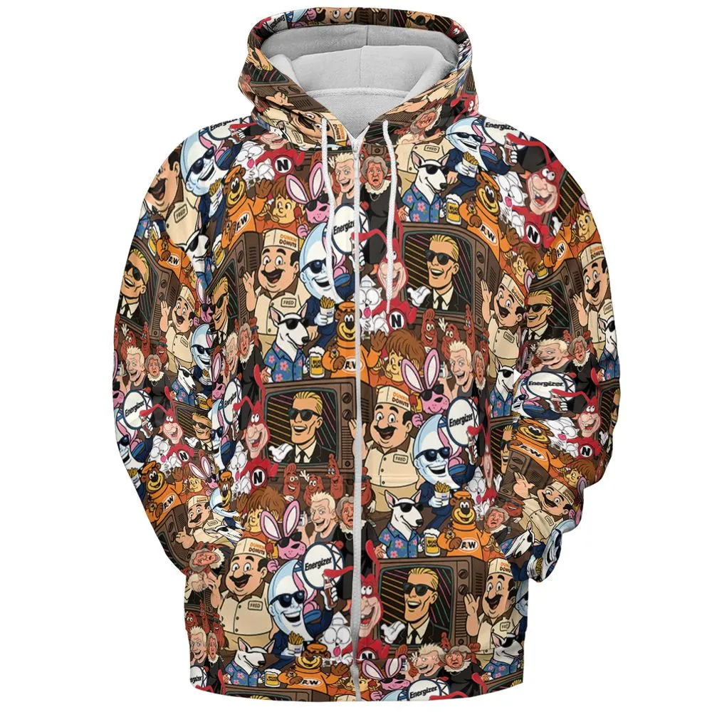 Icons of the 80s - Zip Hoodie - 3