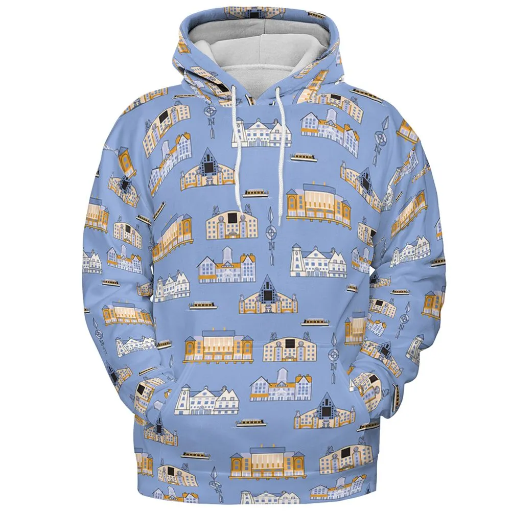 All-over Print Hoodie - Q9D6TV2E - Pullover Hoodie - 2