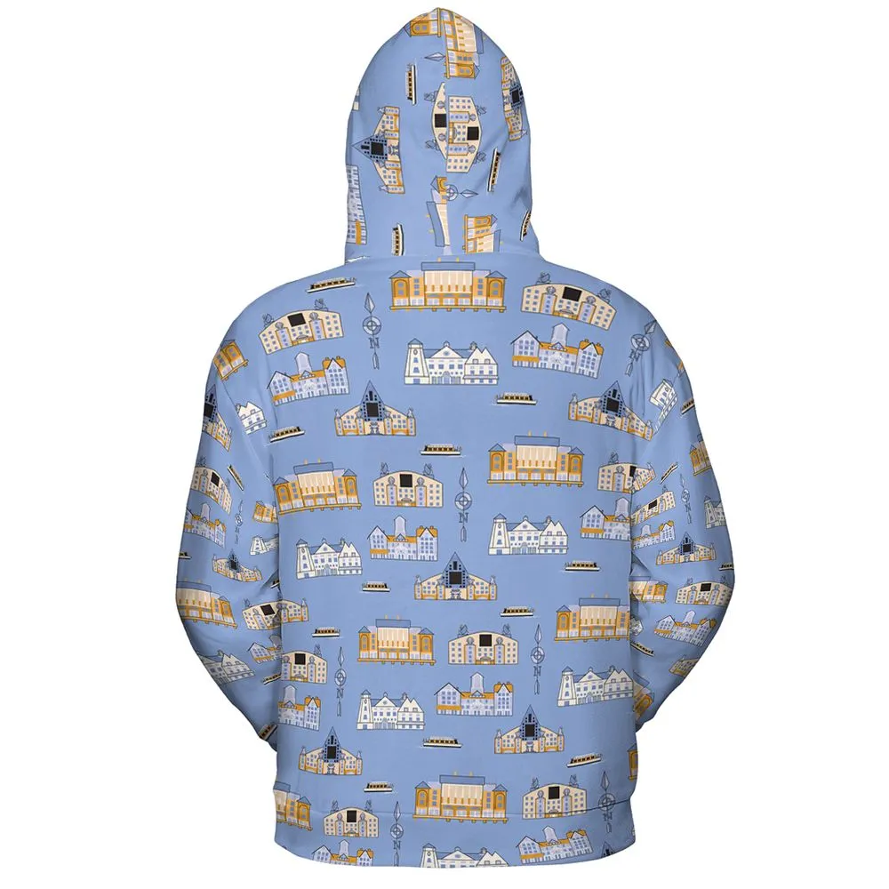 All-over Print Hoodie - Q9D6TV2E -  - 4