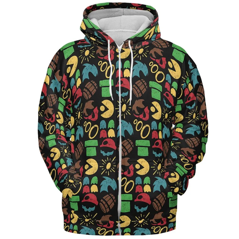 All-over Print Hoodie - HCCPXBP4 - Zip Hoodie - 3