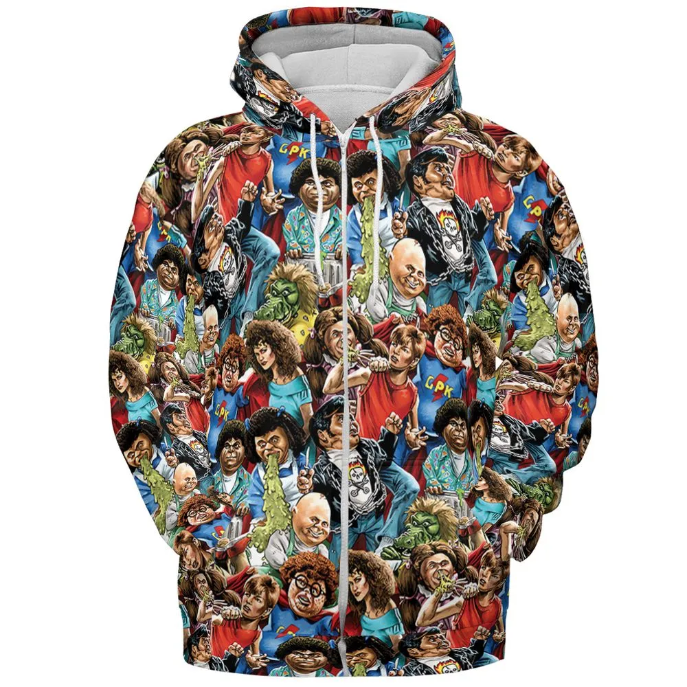 All-over Print Hoodie - Zip Hoodie - 3