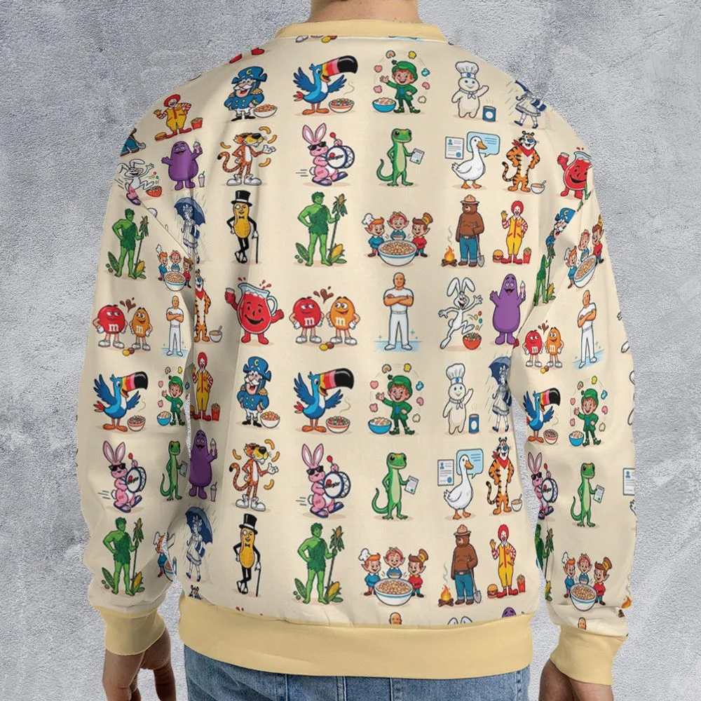 All-over Print Sweatshirt - 5RQHQ1MK -  - 2