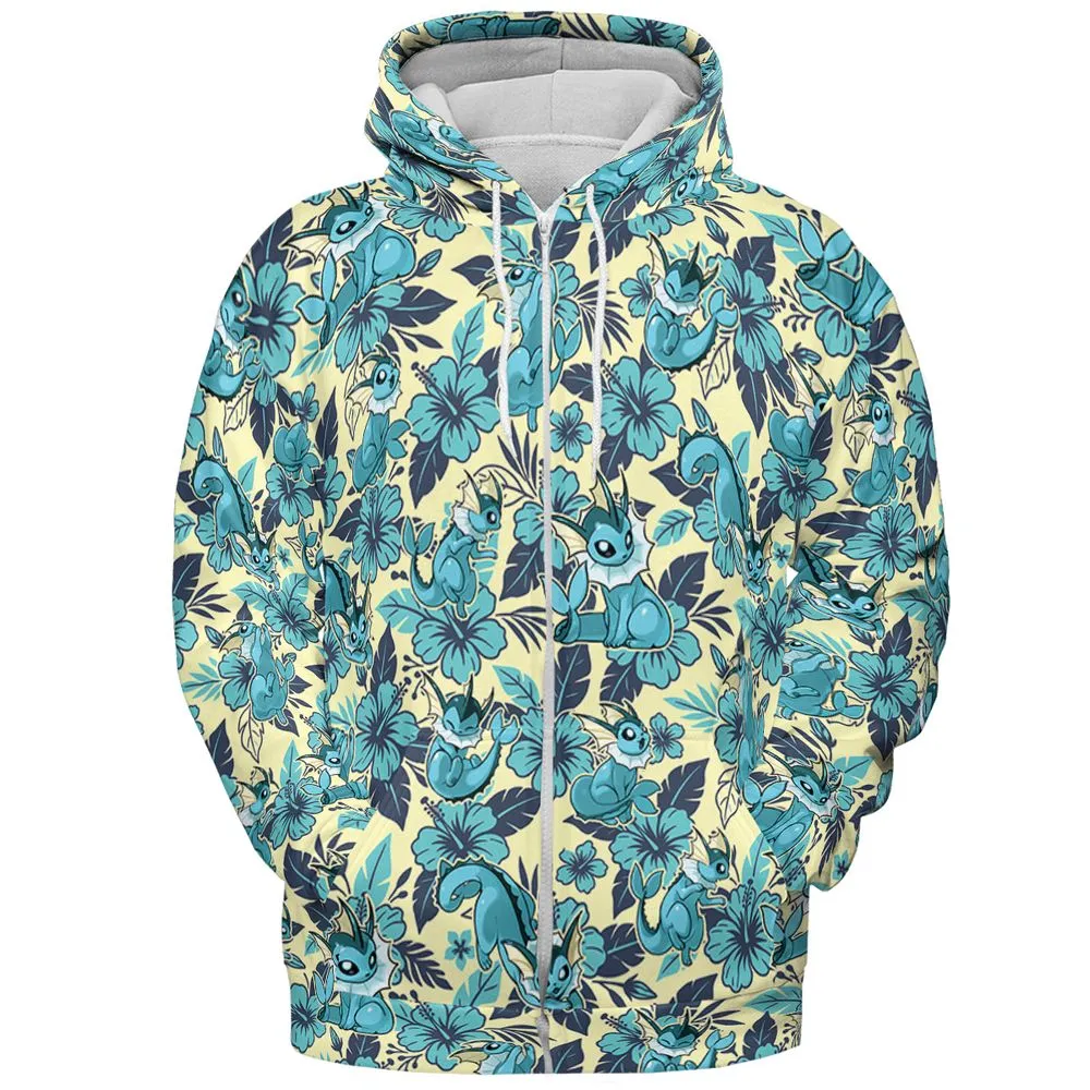 Vaporeon - Zip Hoodie - 3