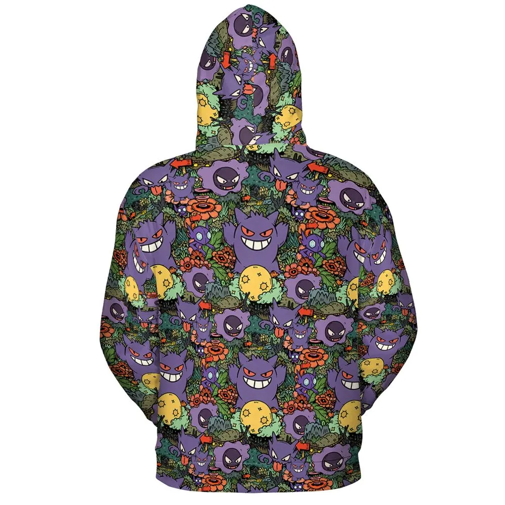 All-over Print Hoodie - VHDS6CSR -  - 4