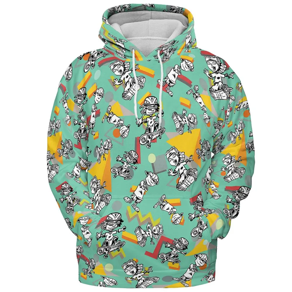 All-over Print Hoodie - 87RBU272 - Pullover Hoodie - 2