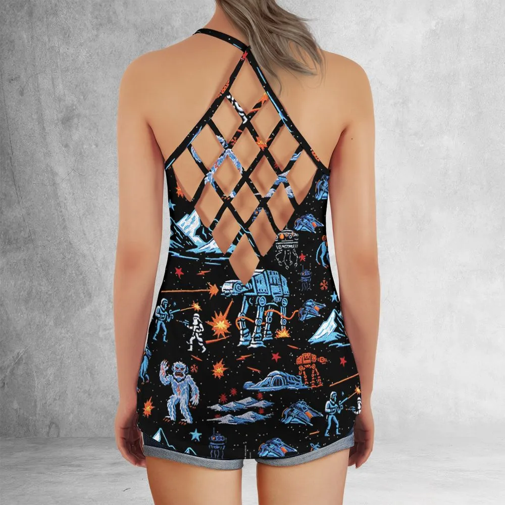 Criss Cross Tank Top - VW2HUYYA -  - 3