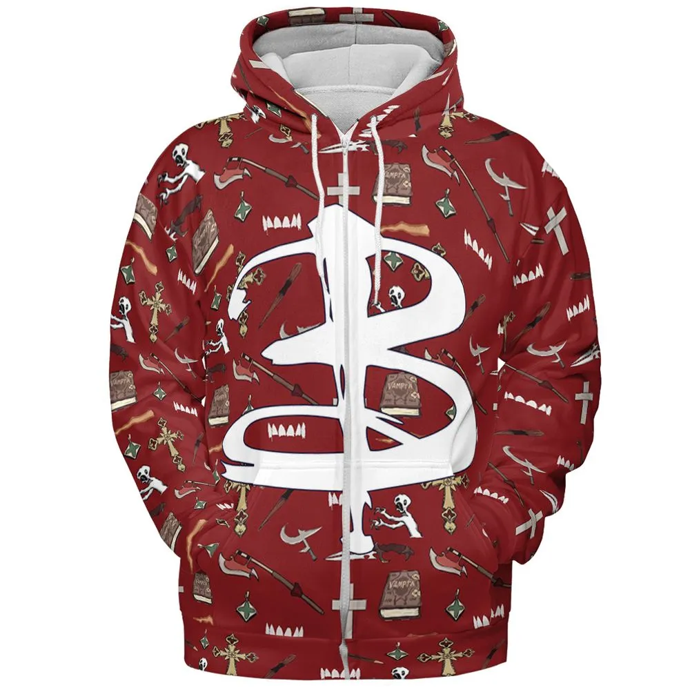All-over Print Hoodie - FCXUDEK1 - Zip Hoodie - 3