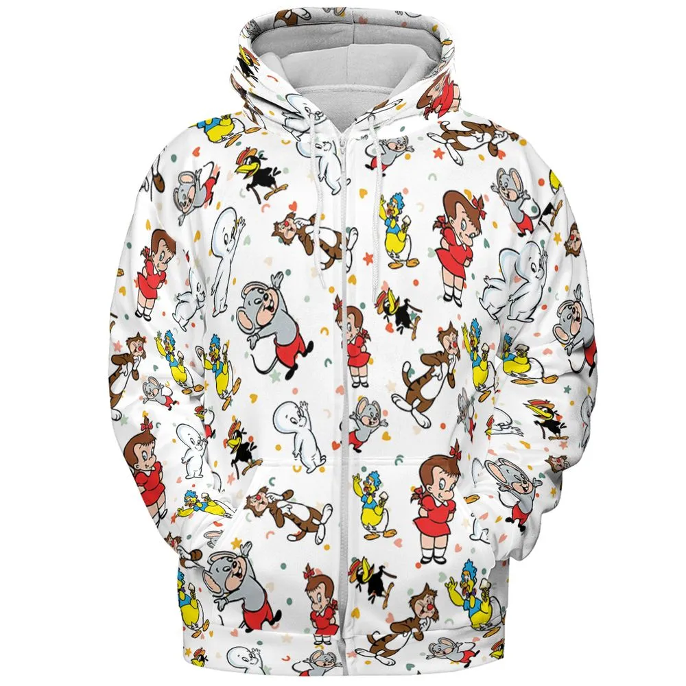 All-over Print Hoodie - RJ8JUU6H - Zip Hoodie - 3