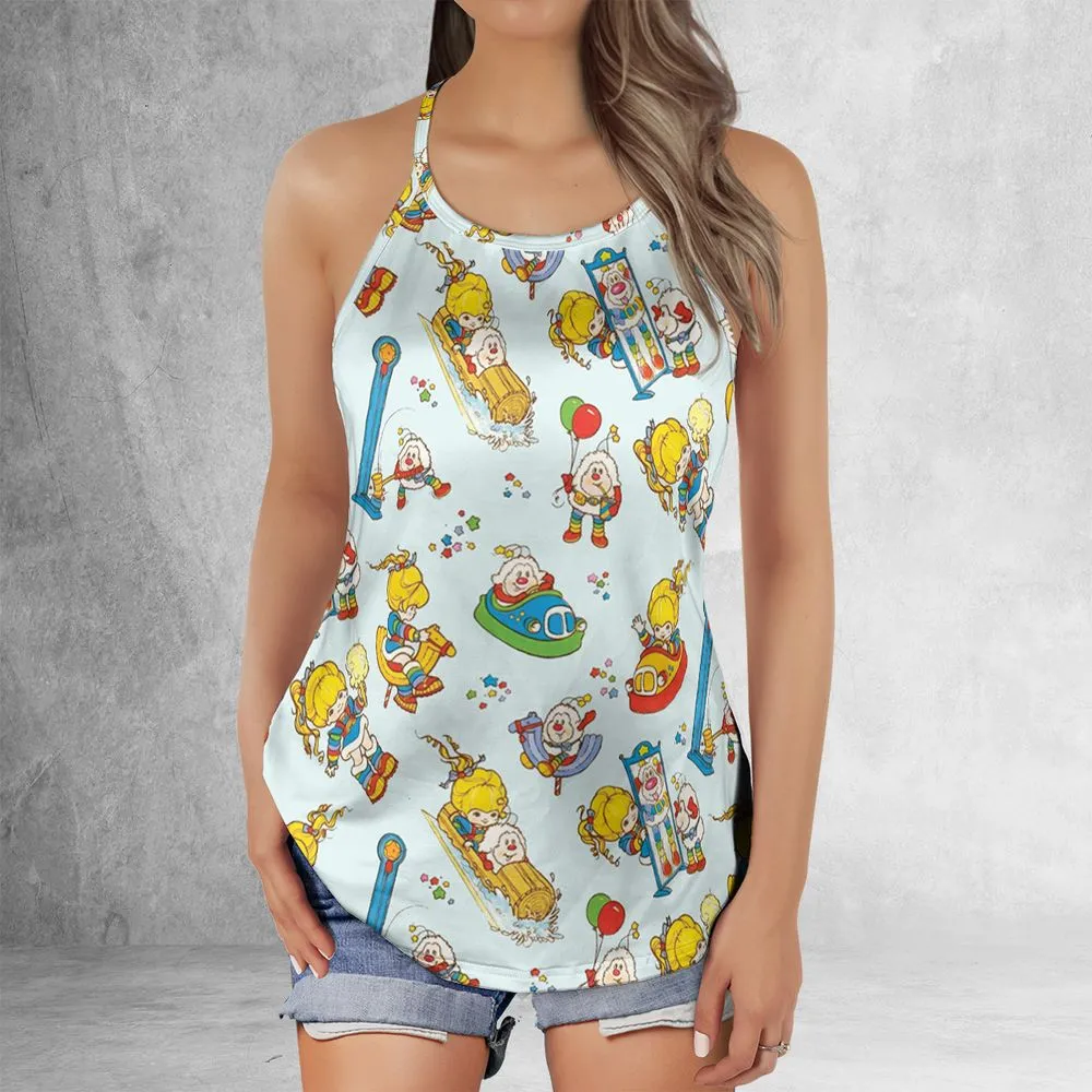 Criss Cross Tank Top - PZSSLVGT -  - 2