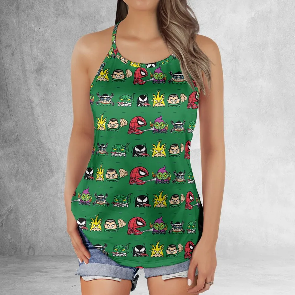 Criss Cross Tank Top - W6M87J4G -  - 2