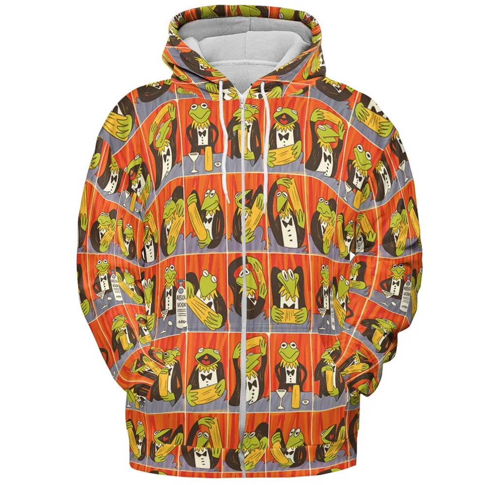 Kermit's Martini - Zip Hoodie - 3