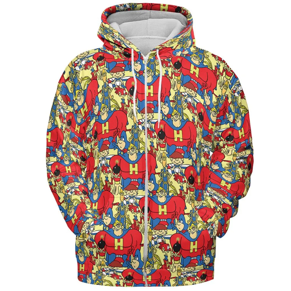 The Mighty Heroes - Zip Hoodie - 3
