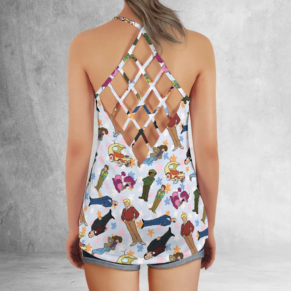 Criss Cross Tank Top - KRX9R56W -  - 3
