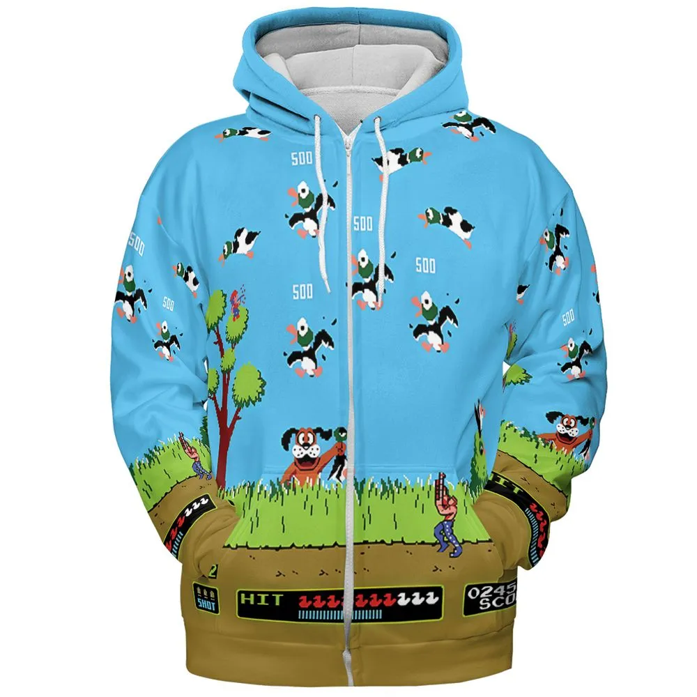 Game with Ducks - Zip Hoodie - 3