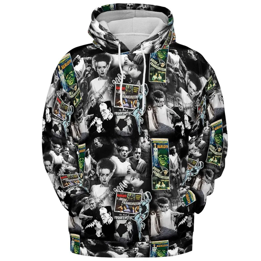 All-over Print Hoodie - NBKHXKWZ - Pullover Hoodie - 2
