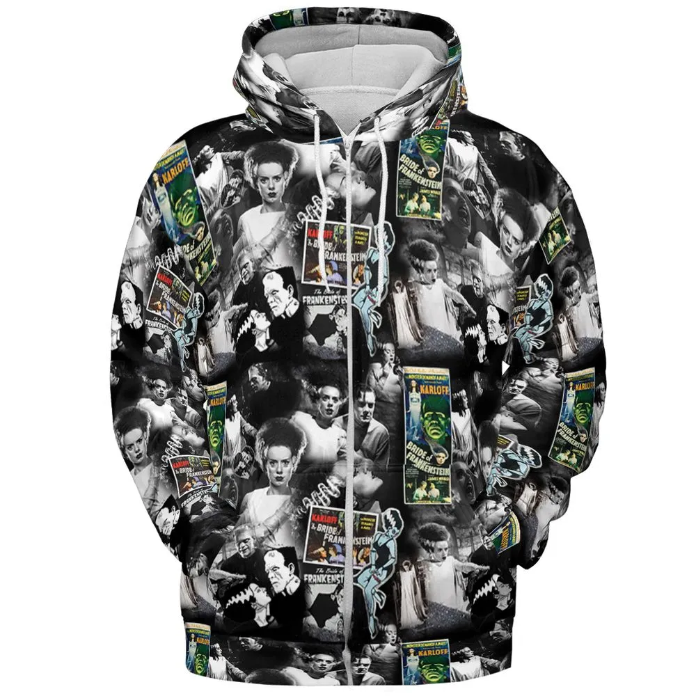 All-over Print Hoodie - NBKHXKWZ - Zip Hoodie - 3