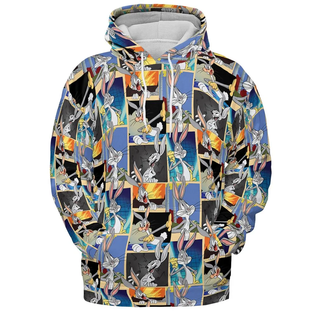 All-over Print Hoodie - X3655F4S - Pullover Hoodie - 2