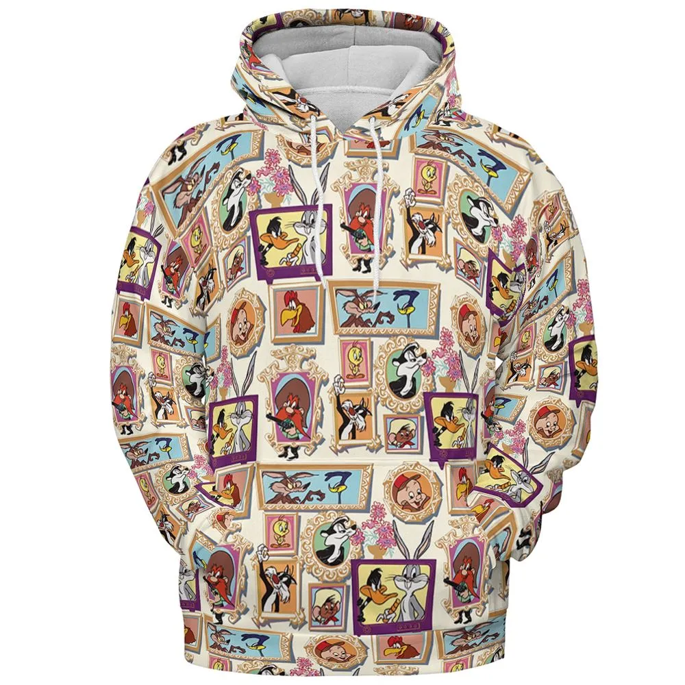 All-over Print Hoodie - FDURV8QX - Pullover Hoodie - 2