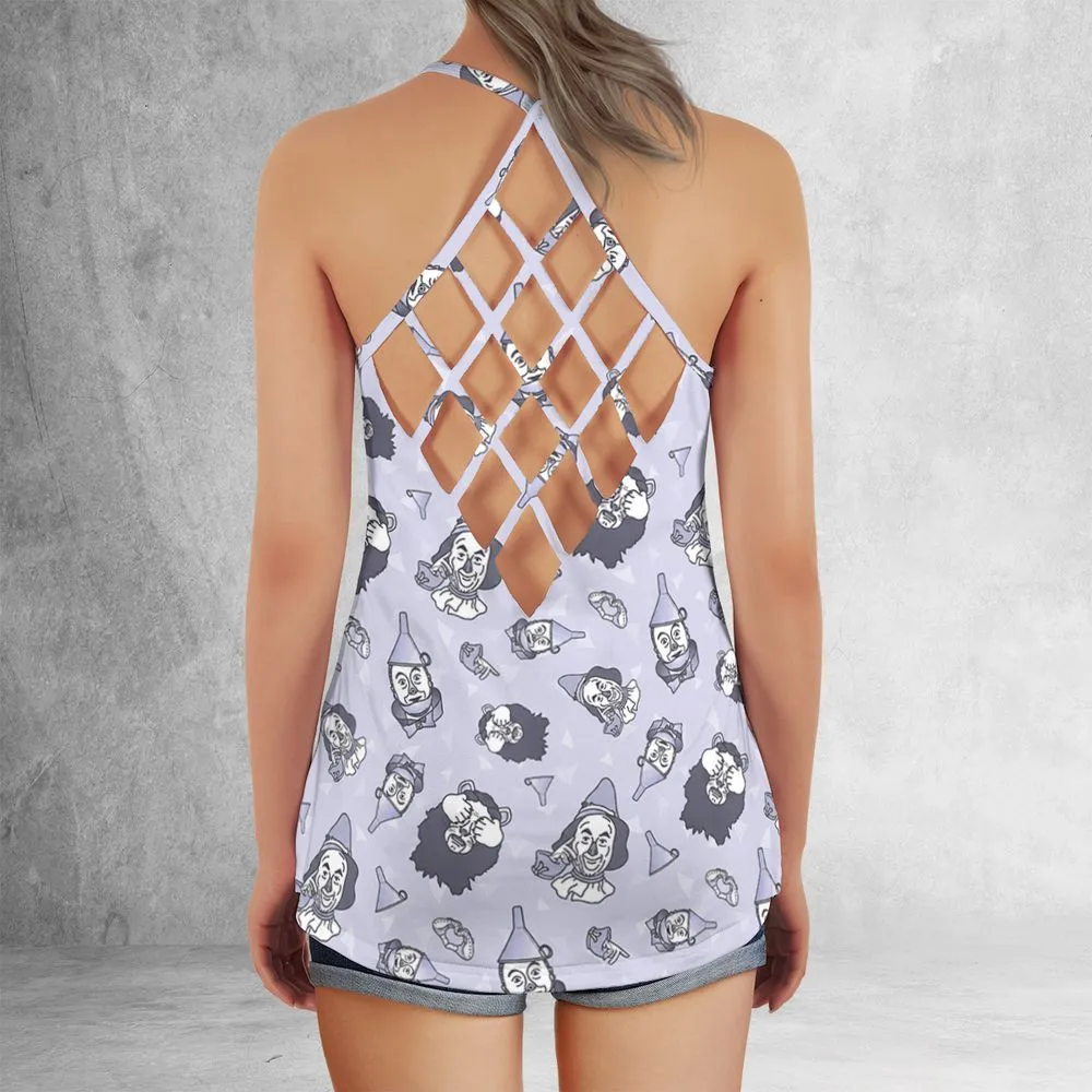 Criss Cross Tank Top - L7RJA6EG -  - 3