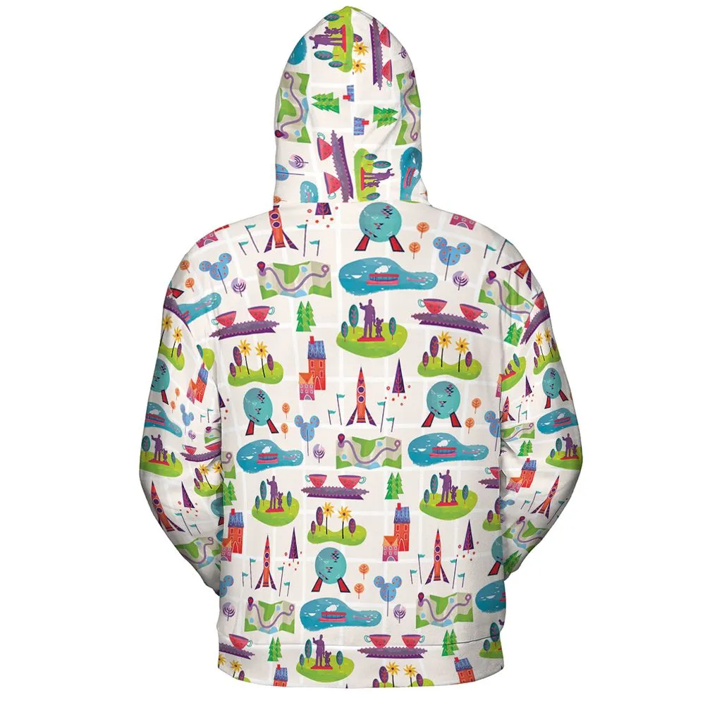 All-over Print Hoodie - VAYCXMNZ -  - 4
