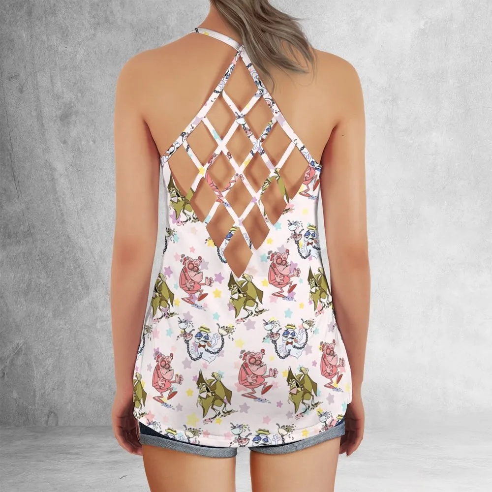 Criss Cross Tank Top - 5YV8H6CP -  - 3