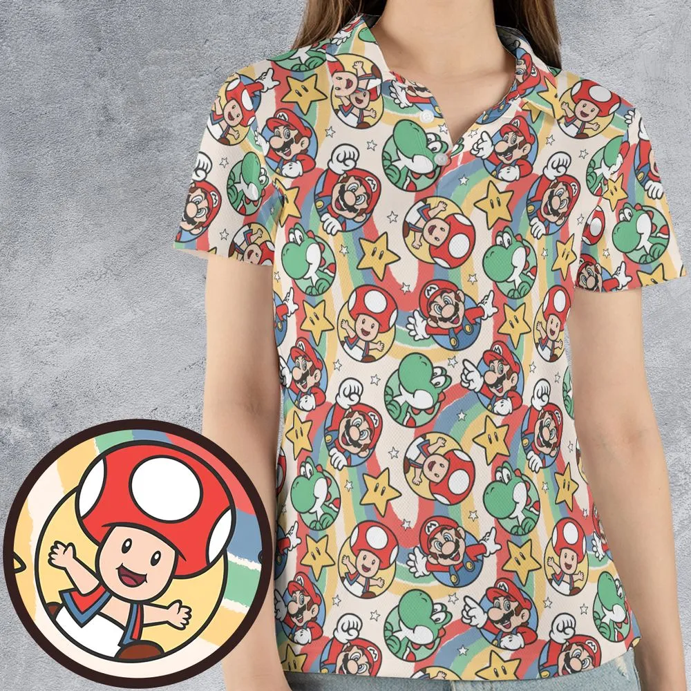 Mario seamless pattern - Women - 4