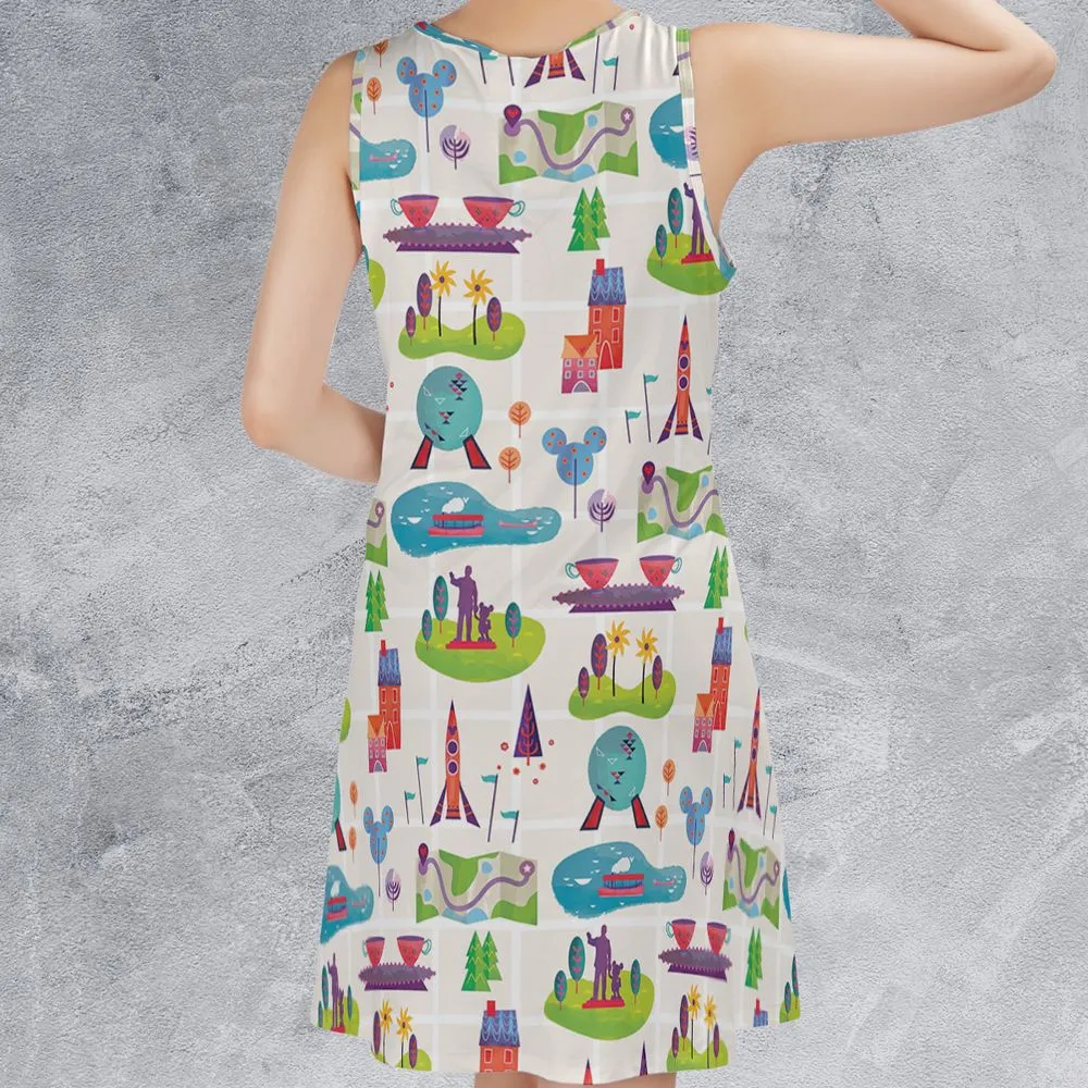 Sleeveless Dress - TKS1UG4H -  - 2