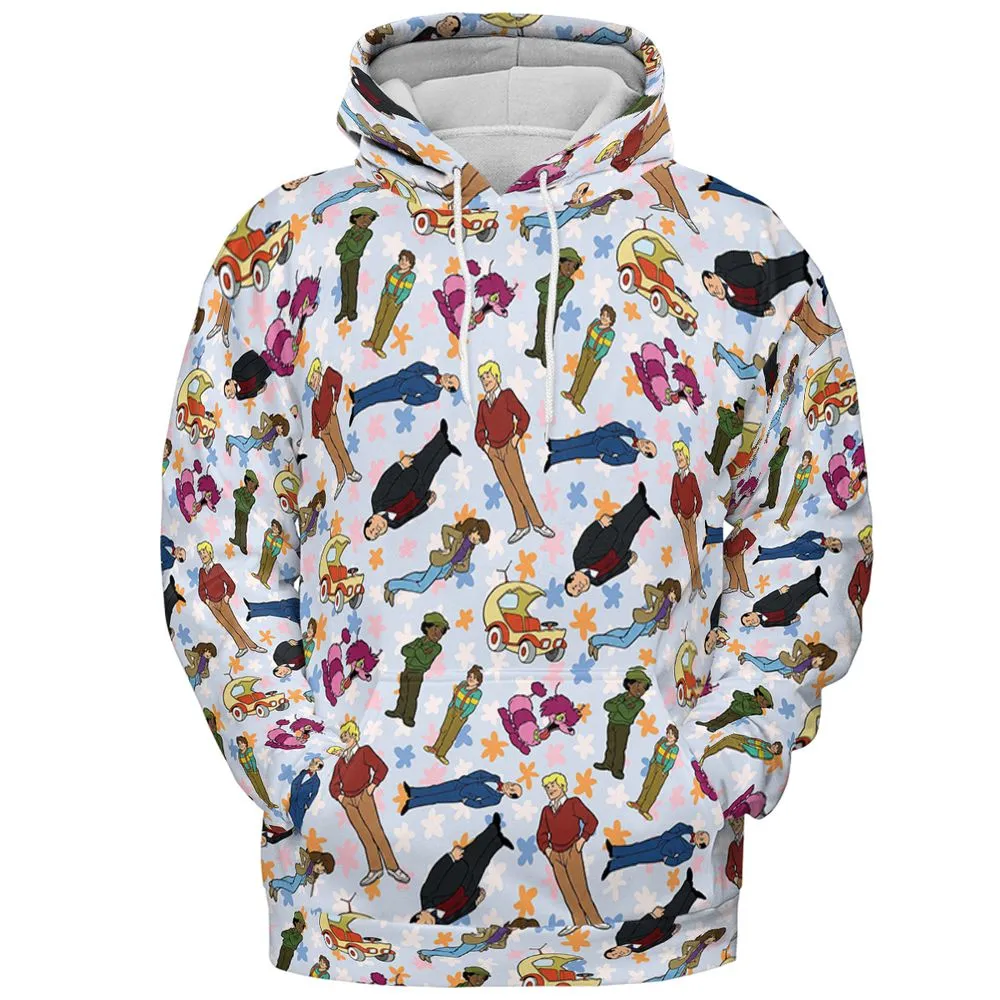 All-over Print Hoodie - QKXXJ73H - Pullover Hoodie - 2