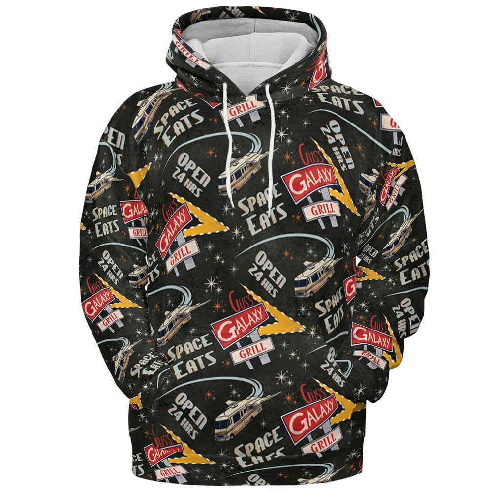 All-over Print Hoodie - MT3ARL4Y - Pullover Hoodie - 2
