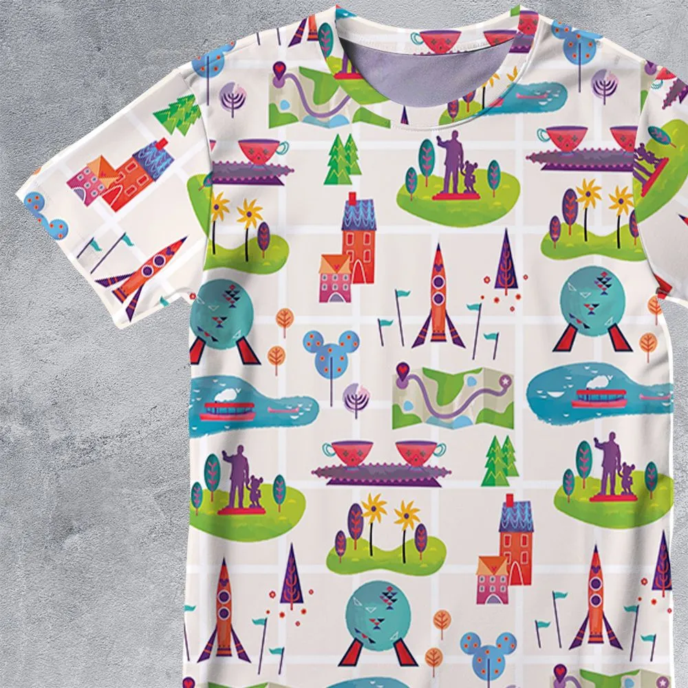All-Over Print Unisex T-Shirt - E91LA3XM -  - 2