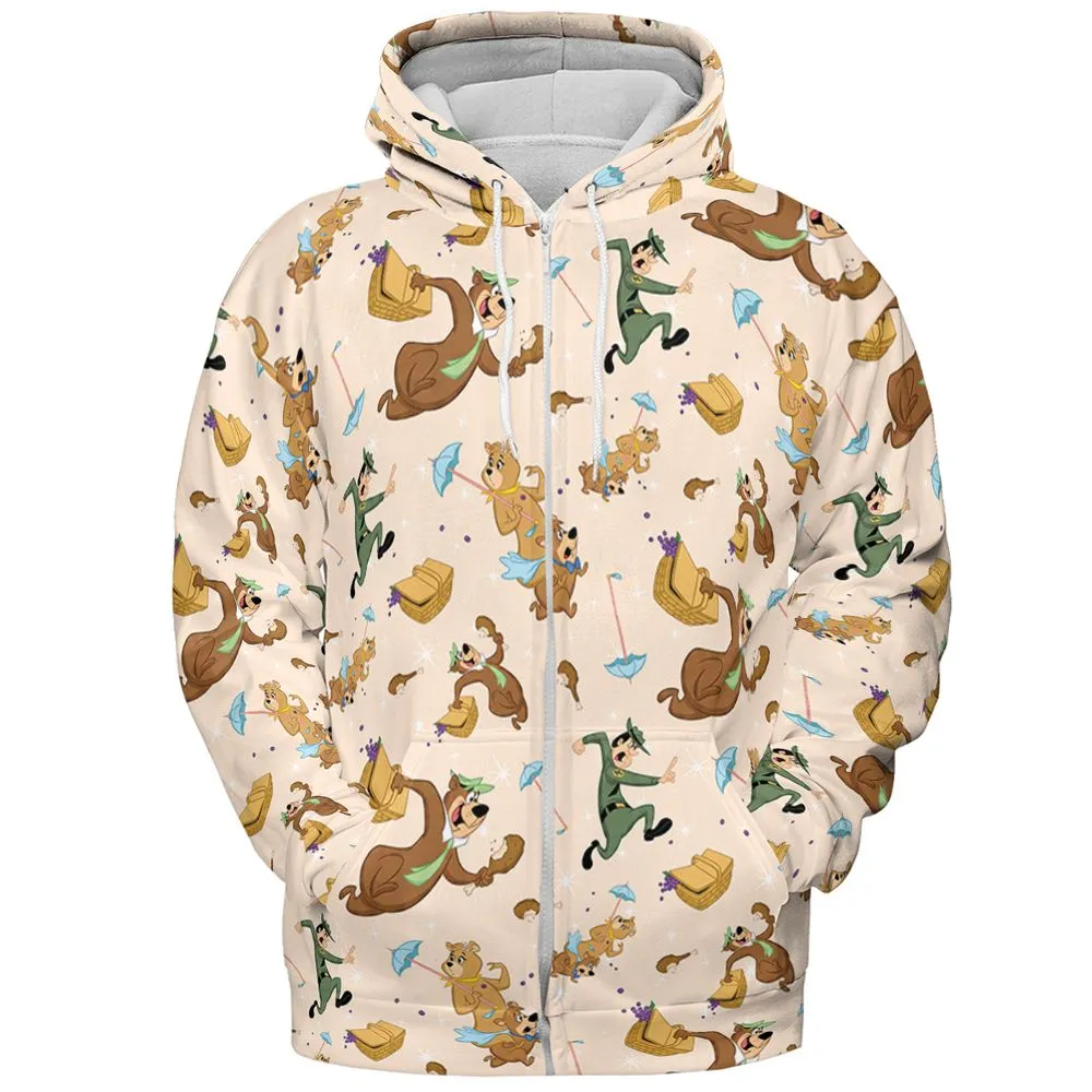 All-over Print Hoodie - T3JJN3CP - Zip Hoodie - 3