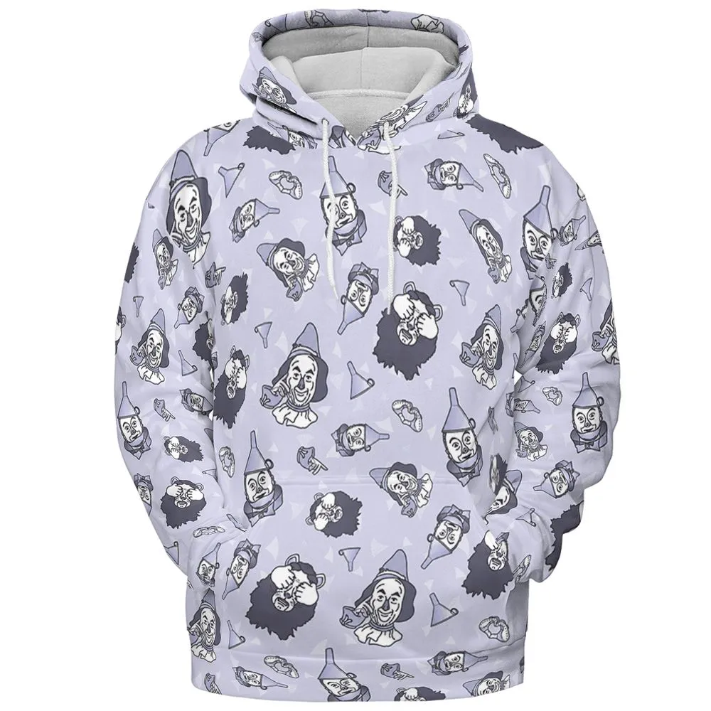 All-over Print Hoodie - UV5CQREX - Pullover Hoodie - 2