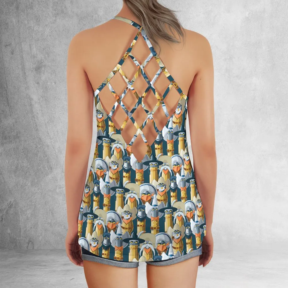Criss Cross Tank Top - 4NTTCEWK -  - 3