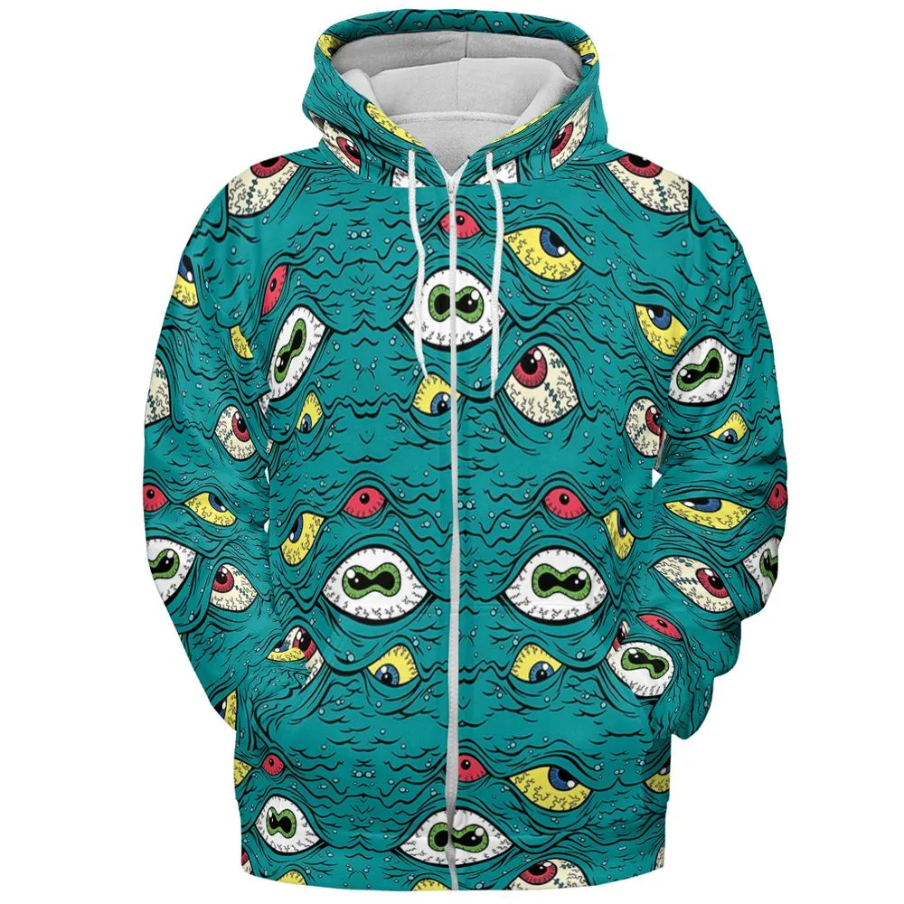 Monster Eyes - Zip Hoodie - 3