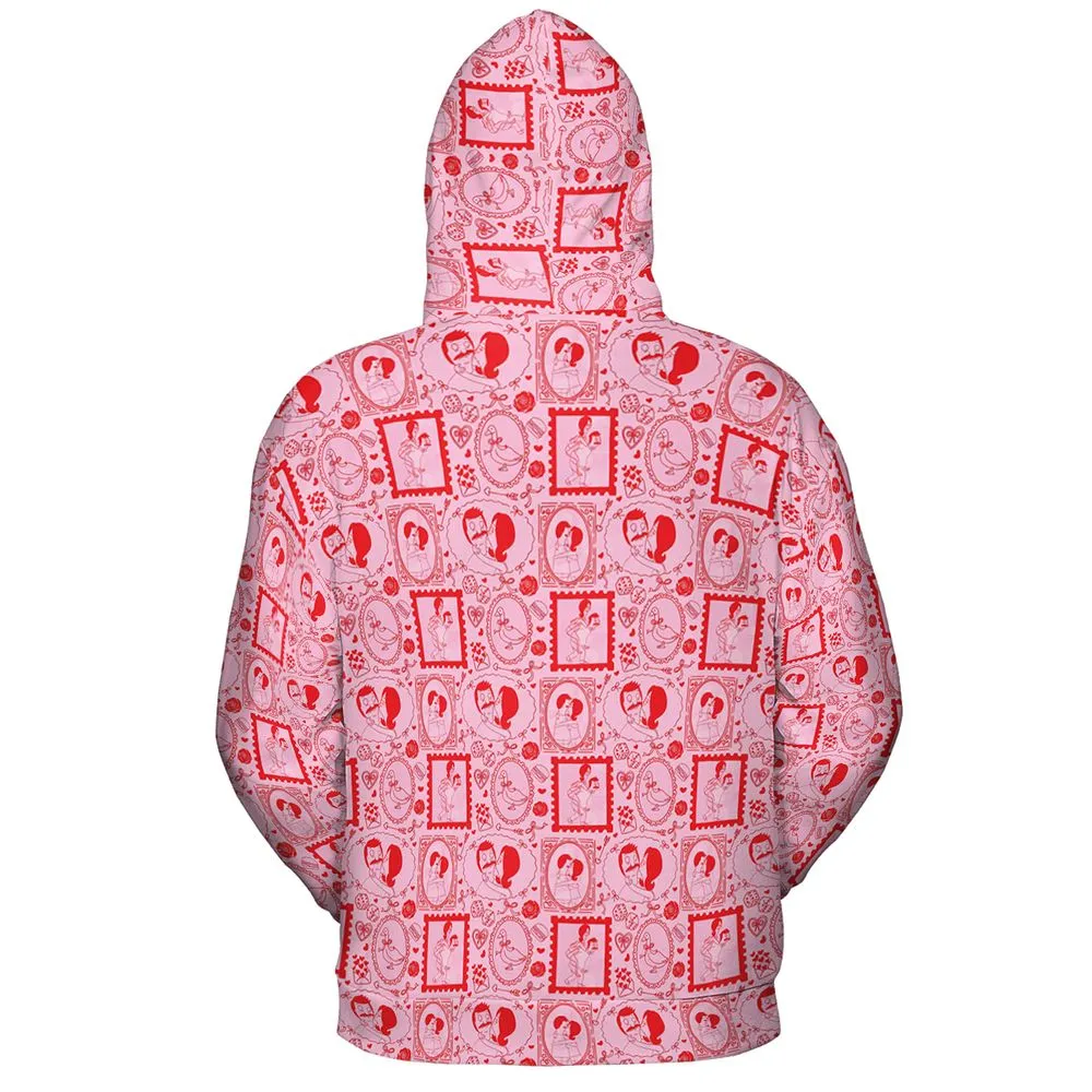All-over Print Hoodie - QCZF67DD -  - 4