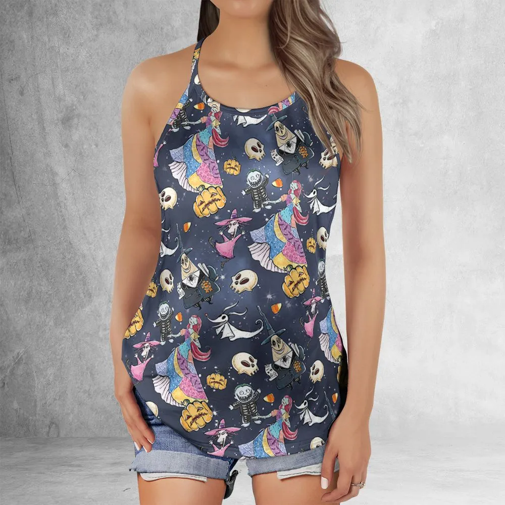Criss Cross Tank Top - B55JP7SX -  - 2