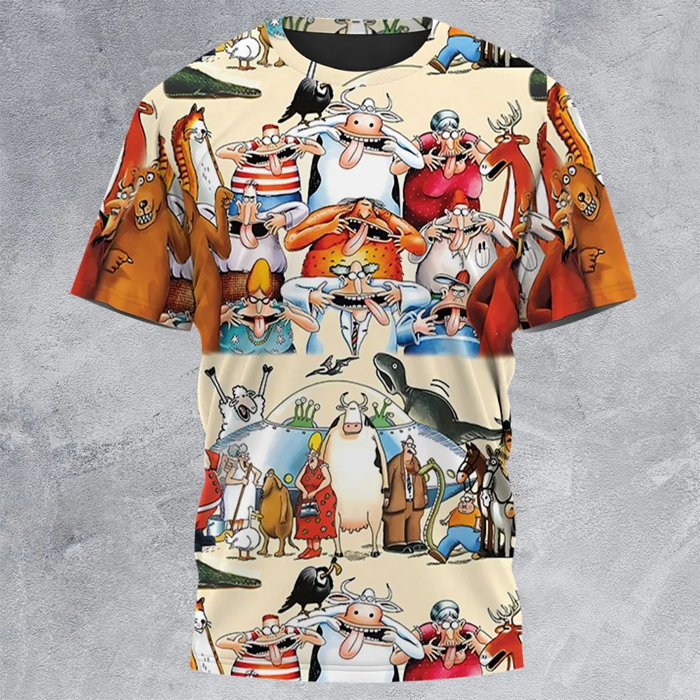 All-Over Print Unisex T-Shirt - 8ZTVF173 -  - 3