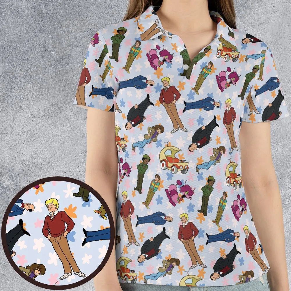 AOP Men/Women Polo Shirt - PRV6WBHZ - Women - 4