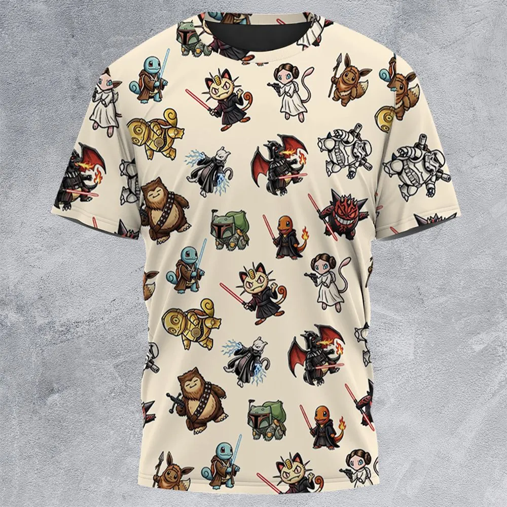 All-Over Print Unisex T-Shirt - 34GU8GGW -  - 3