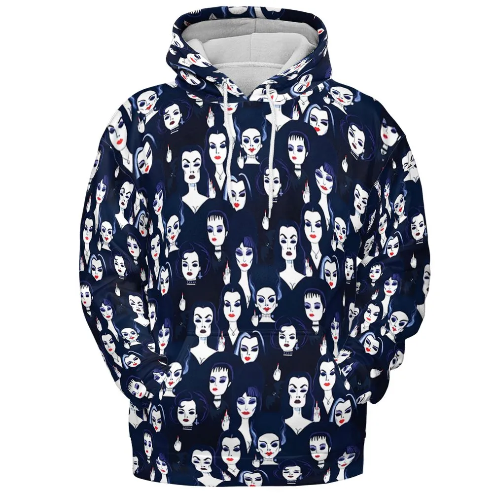 All-over Print Hoodie - Pullover Hoodie - 2