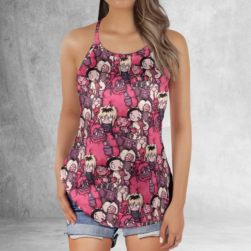 Criss Cross Tank Top - 64CC3MNU -  - 2