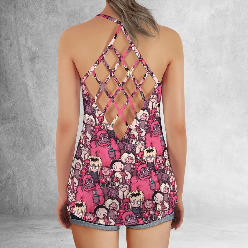 Criss Cross Tank Top - 64CC3MNU -  - 3