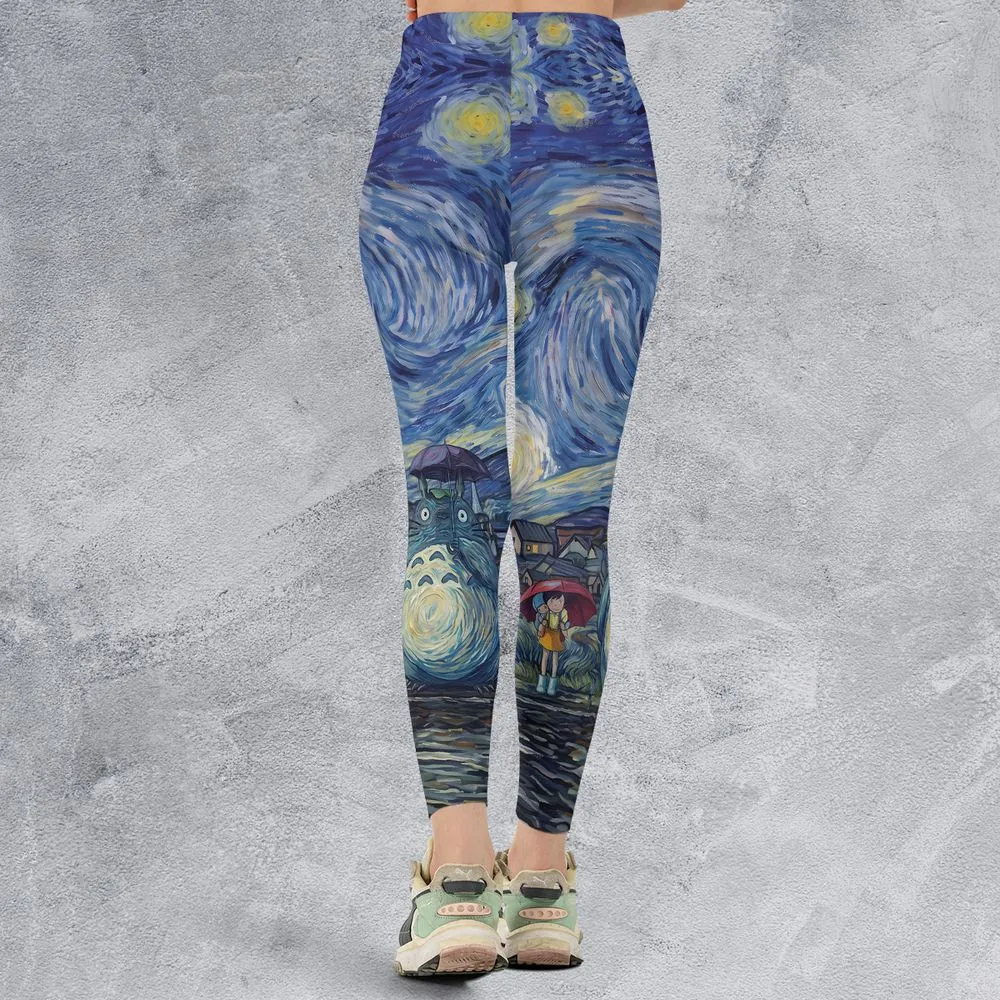 Starry Night with Totoro -  - 2