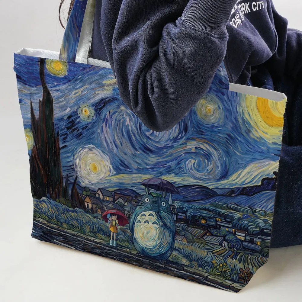 Starry Night with Totoro -  - 2